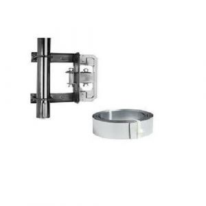 HD ME Cerclage cheminée simple Galvanisé a 2 tendeurs + Feuillard Galvanisé 5M