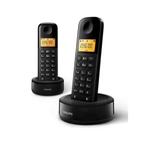 Philips D1602B - Téléphone sans fil avec ID d'appelant - DECTGAP + combiné supplémentaire