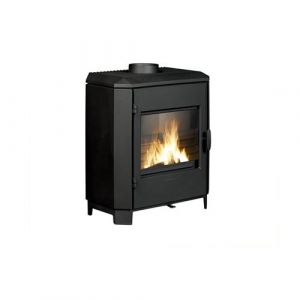 Pôele à bois fonte 8kw noir Invicta P916244
