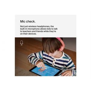 Belkin SoundForm Mini - Écouteurs avec micro - sur-oreille - Bluetooth - sans fil, filaire - jack 3,5mm - rose