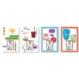 Lecas bloc éphéméride 6 x 9 cm comique 2014 sur plaque femina 17 x 25 cm assortie 400038298