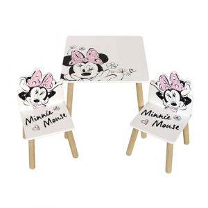 ARDITEX Disney Minnie Classic Ensemble table et 2 chaises