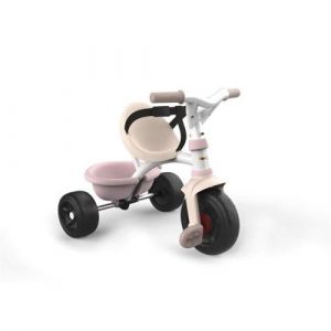 SMOBY Tricycle enfant évolutif Be Fun Structure métal Rose