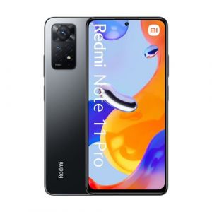 Xiaomi Redmi Note 11 Pro 5G - 5G smartphone - double SIM - RAM 6 Go / Mémoire interne 64 Go - microSD slot - écran OEL - 6.67" - 2400 x 1080 pixels (120 Hz) - 3 x caméras arrière 108 MP, 8 MP, 2 MP - front camera 16 MP - gris graphite