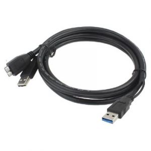 Câble Micro USB 3.0 en Y pour Disque Dur Externe - Splitter USB 3.0 - Wii U - Straße Game ®