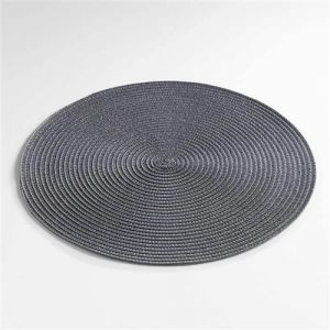 Set de table (0) 35 cm polypropylene zebulon Anthracite Douceur d'Int&eacute;rieur