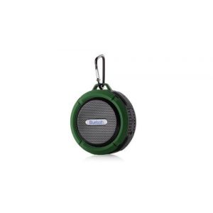 Enceinte bluetooth sport pour sony xperia xz2 compact smartphone ventouse haut-parleur micro waterproof (vert)
