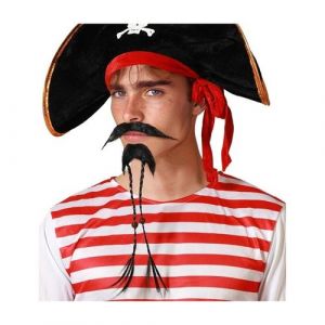 Moustache Barbiche Homme Pirate des Caraibes