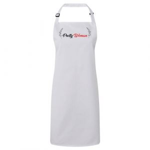 Fabulous Tablier Cuisine Premium Blanc Pretty Woman Couronne de Laurier