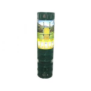 Sans marque Grillage rouleau soudé vert, H.1.5 x l.20 m, maille 100X100