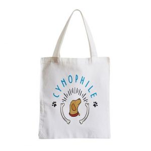 Grand sac pour shopping Cynophile chien chiot