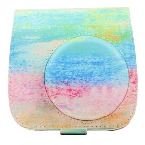 Fujifilm Instax Mini 9 8 8 Appareil photo instantan&eacute; &Eacute;tui de protection-Rainbow Mist