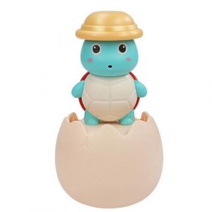 Jouet Bain B&eacute;b&eacute; Oeufs de Tortue Frusde Pommeau de Douche, Cadeau poue Enfants - Jaune