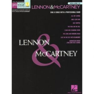 Pro Vocal For Male Singers Volume 25 Lennon & Mccartney + Cd