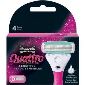 Wilkinson - Lames Quattro For Women Sensitive X 3
