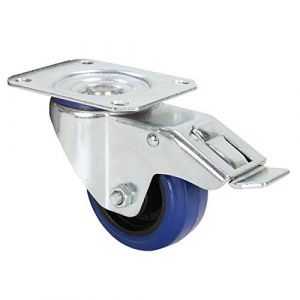 LD Systems 372091 Roulette Pivotante avec Frein Bandage 80 mm Bleu