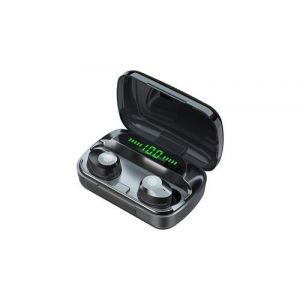 Écouteur bluetooth,bluetooth 5. 1 ecouteurs sans fil 100h playtime deep bass hi-fi son(noir)