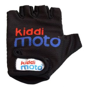 Kiddimoto-GLV009/M Gants Uni, GLV009M, Noir, Taille M