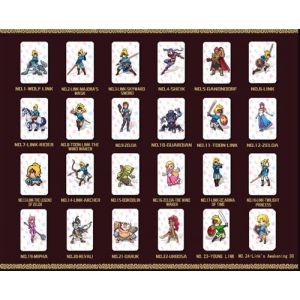 Lot de 24pcs Jeux de Cartes standard amiibo AMIIBO nfc Tag Carte compatible Nintendo switch Wii U avec sac de rangement