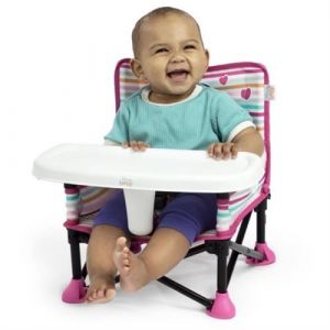 Rehausseur DISNEY BABY MINNIE  de chaise pliable  nomade  de voyage  Léger et facile a net
