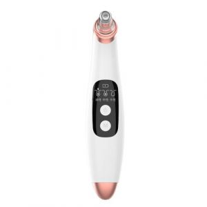 Blackhead Remover Aspirateur sous vide Acné Pore Cleaner LCD électronique 6 ventouses
