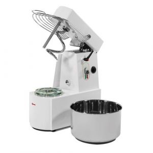 Pétrin Professionnel à Spirale Tête Relevable et Cuve Extractible 48L Monophasé 230V 2 Vitesses Resto Italia