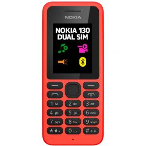 T&eacute;l&eacute;phone mobile Nokia 130 Double SIM Rouge