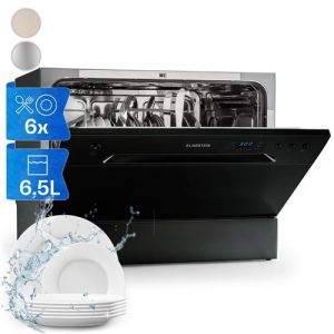 Lave-vaisselle - Klarstein Havasia UV 6 - lumi&egrave;re UV - pose libre - 6 programmes - 1380 W - Noir