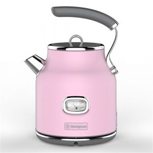 Bouilloire Retro Westinghouse - Avec filtre anti-calcaire - 1,7 Litre - Rose