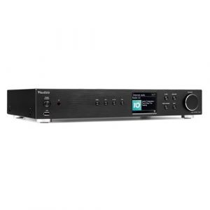 Audizio Adria Radio internet Wi-Fi avec Bluetooth - Noir, avec fonction réveil, radio dab+ et tuner FM