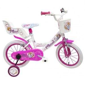 Vélo Micol 16 pouces avec panier et klaxon