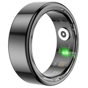 Bague Connect&eacute;e Taille 12 Mod&egrave;le Titan avec &Eacute;tui de Charge Avizar Noir