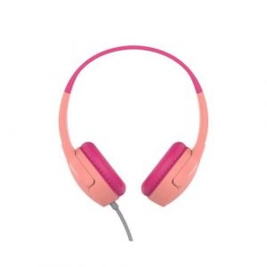 Belkin SoundForm Mini - &Eacute;couteurs avec micro - sur-oreille - filaire - jack 3,5mm - rose