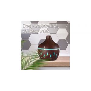 Humidificateur d'aromath&eacute;rapie &agrave; led pour diffuseur d'huile essentielle air aroma - multicolore