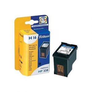 Pelikan H16 - 11 ml - noir - compatible - cartouche d'encre (alternative pour : HP 338) - pour HP Photosmart 2575, 2610, 2710, 8150, 8450, C3180, C3183, Pro B8350; psc 15XX