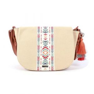 Les Tropeziennes par M.Belarbi - Sac bandouli&egrave;re "Rondane" - beige - 24 x 19 x 8 cm - Beige