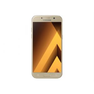 Samsung Galaxy A5 (2017) - 4G smartphone - RAM 3 Go / Mémoire interne 32 Go - microSD slot - écran OEL - 5.2" - 1920 x 1080 pixels - rear camera 16 MP - front camera 16 MP - or sable