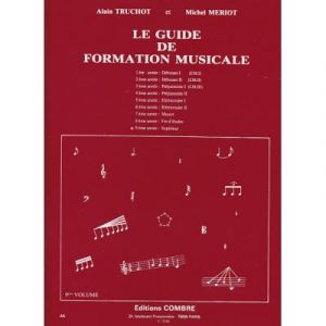 Méthodes et pédagogie COMBRE TRUCHOT/MERIOT - GUIDE DE FORMATION MUSICALE VOL.9 Formation musicale - solfège