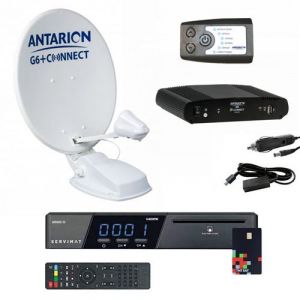 pack parabole satellite automatique 72cm récepteur tntsat hd positionneur