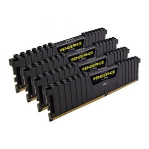 CORSAIR Vengeance LPX - DDR4 - kit - 64 Go: 4 x 16 Go - DIMM 288 broches - 2400 MHz / PC4-19200 - CL14 - 1.2 V - mémoire sans tampon - non ECC - noir
