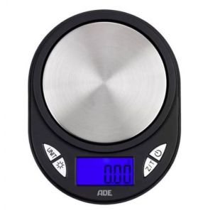 Balance &eacute;lectronique de pr&eacute;cision Ade Noir et Argent