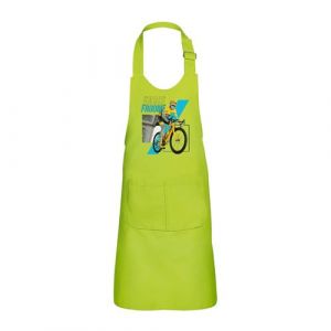 Fabulous Tablier Cuisine Enfant 2 Poches Vert Chris Froome - Haut de gamme