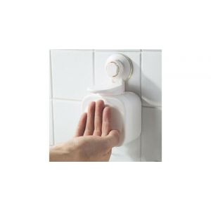 Distributeur de savon à ventouse boîte étanche abs fixée au mur pour salle bain