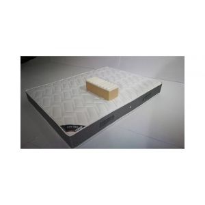 Matelas latex 75 kg/m3 + mousse 35 kg/m3 hr 180x200 x 21,5 cm + oreiller visco accueil ferme soutien très ferme - 7 zones de confort