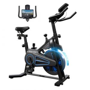 V&eacute;lo d'Appartement Biking, avec &eacute;cran LCD, V&eacute;lo d'exercice, V&eacute;lo d'int&eacute;rieur, Roue d'inertie 10KG R&eacute;sistance Magn&eacute;tique - QK116C