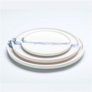 Assiette M&eacute;lamine Ronde El&eacute;gante &Oslash; 20 &agrave; 31 cm   Pujadas