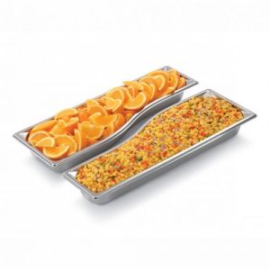 Bac de Pr&eacute;sentation Long pour Buffet GN 2/4 - H 65 &agrave; 89 mm - Pujadas - 89 mm350 cl