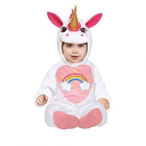 d&eacute;guisement licorne arc-en-ciel cur rose b&eacute;b&eacute; - 18/24 mois - rose - guirca 76079