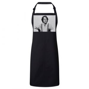 Fabulous Tablier Cuisine Premium Noir Robin Williams Portrait Noir & Blanc