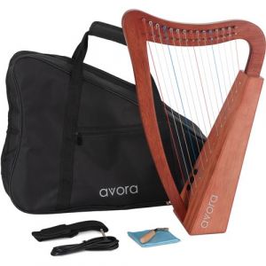 Avora Harpe Celtique 15 Cordes Acajou avec EQ